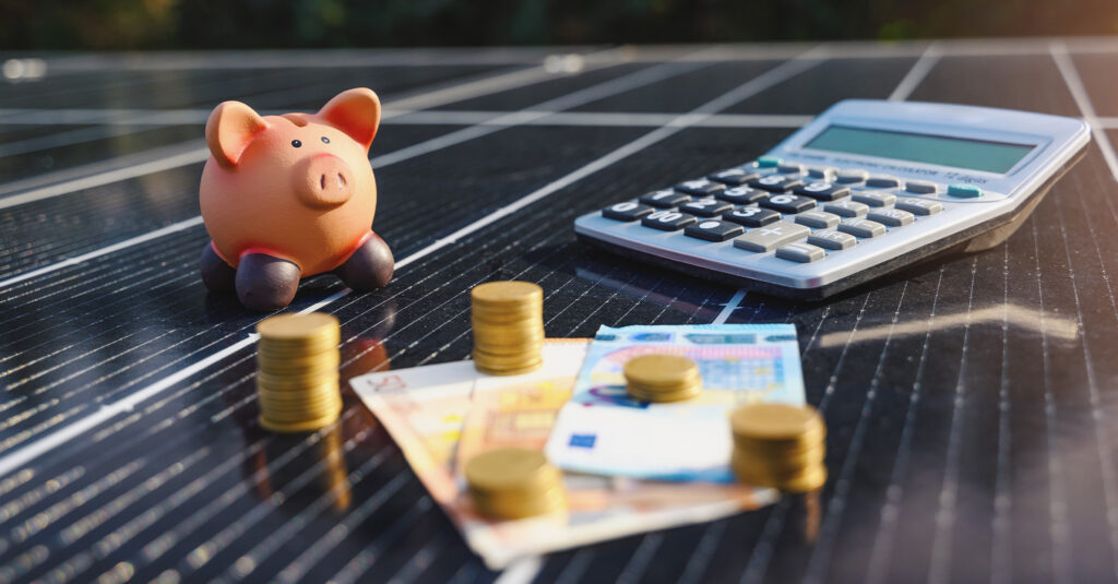 Gráfico de economia com energia solar para empresas em Campinas AG Power